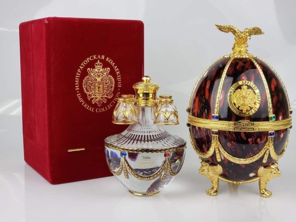 Imperial Collection Vodka Fabergé Egg Ruby 40% Vol. 0,7l in Giftbox